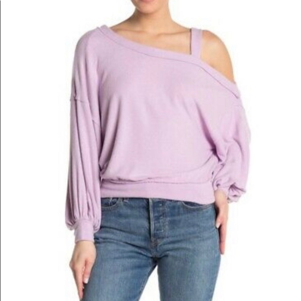 NWT Free People Baloon Sleeve Top size XL